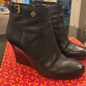 Tory Burch Milan 85MM Wedge Bootie